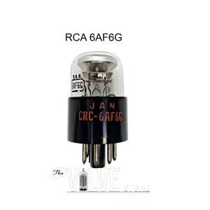 RCA 6AF6G magic-eye tuning indicator valve (single)
