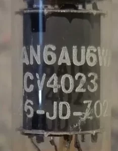 Telefunken 6AU6 / EF94 pentode valve (single)