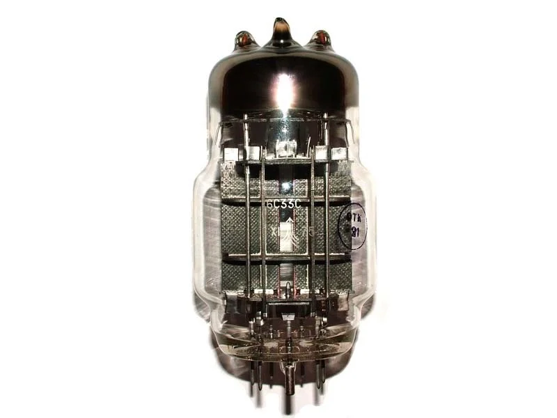 Soviet 6C33C graphite plate power triode (single)