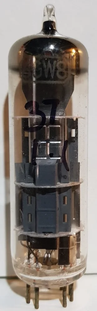 6GW8 / ECL86 triode-pentode valve – used, tested (single)