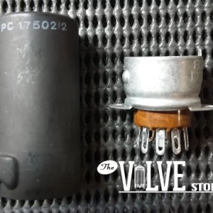 B9A valve socket and shield (single)