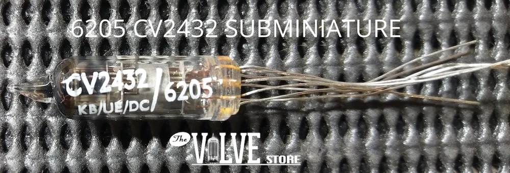 CV2432 / 6205 subminiature valve (single)