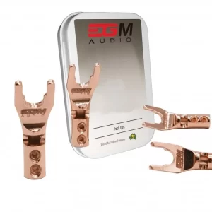 EGM Audio spade plug – copper plated (quad)