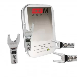EGM Audio spade plug – silver plated (quad)