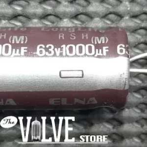 Elna 63V 1000µF electrolytic capacitor