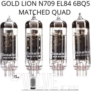 Genalex Gold Lion N709 EL84 power valve matched quad