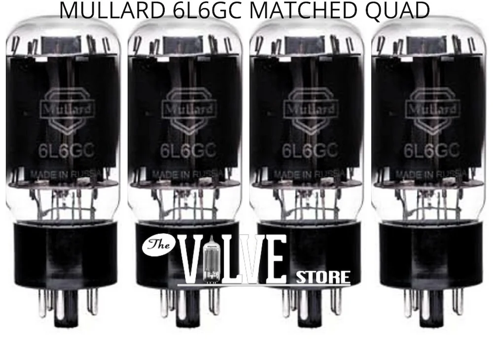 Mullard 6L6GC matched quad