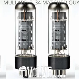 Mullard EL34 power valve matched quad