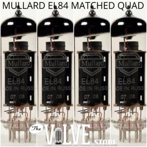 Mullard EL84 matched quad