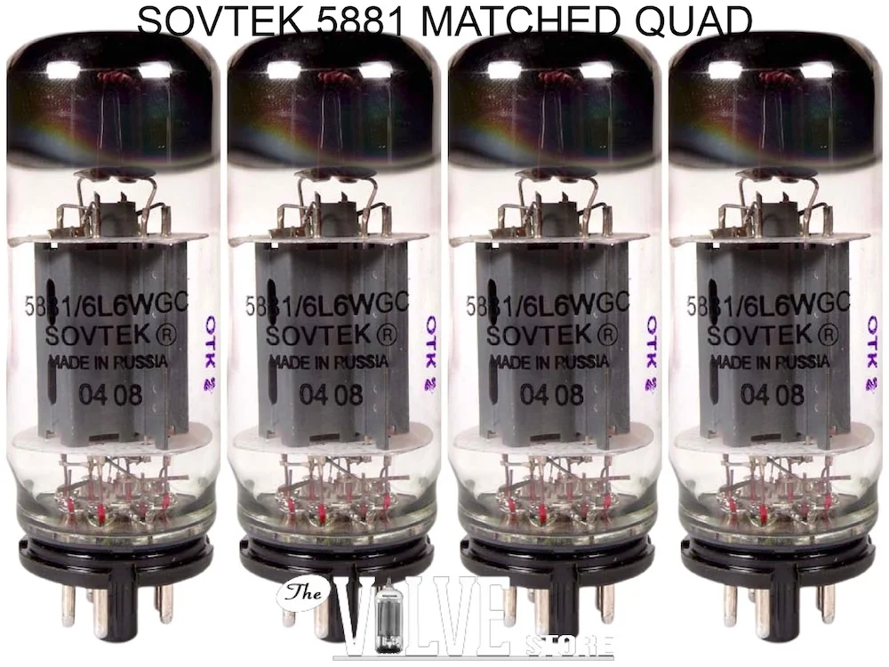Sovtek 6L6WGC / 5881 matched quad