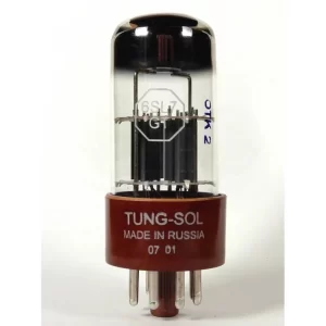 Tung-Sol 6SL7GT dual triode preamp valve (single)