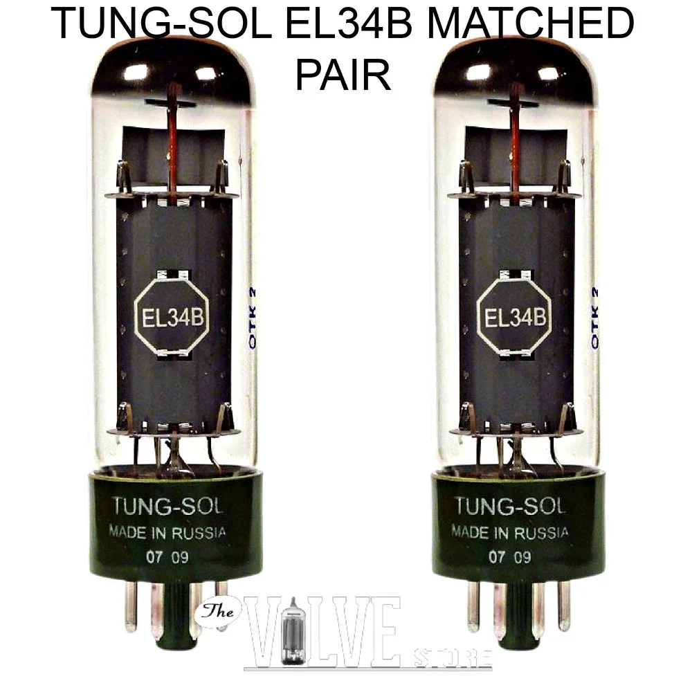 Tung-Sol EL34B matched pair