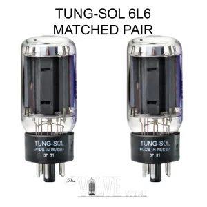 Tung-Sol 6L6GC STR matched pair